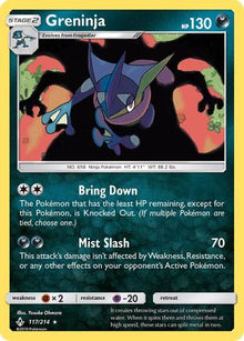 [PKM] Greninja (117/214) [Sun & Moon: Unbroken Bonds]