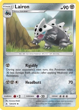 [PKM] Lairon (124/214) [Sun & Moon: Unbroken Bonds]
