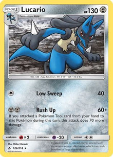 [PKM] Lucario (126/214) [Sun & Moon: Unbroken Bonds]