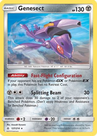[PKM] Genesect (127/214) [Sun & Moon: Unbroken Bonds]