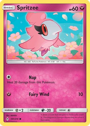 [PKM] Spritzee (141/214) [Sun & Moon: Unbroken Bonds]