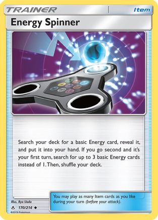 [TR] Energy Spinner (170/214) [Sun & Moon: Unbroken Bonds]