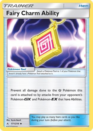 [PKM] Fairy Charm Ability (171/214) [Sun & Moon: Unbroken Bonds]