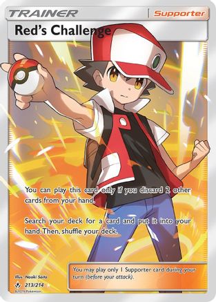 [PKM] Red's Challenge (213/214) [Sun & Moon: Unbroken Bonds]
