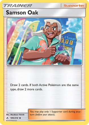 [TR] Samson Oak (185/214) [Sun & Moon: Unbroken Bonds]