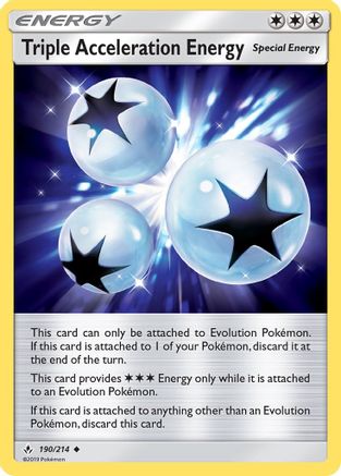 [PKM] Triple Acceleration Energy (190/214) [Sun & Moon: Unbroken Bonds]