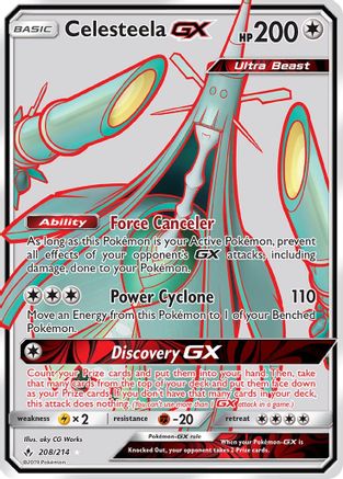 [PKM] Celesteela GX (208/214) [Sun & Moon: Unbroken Bonds]