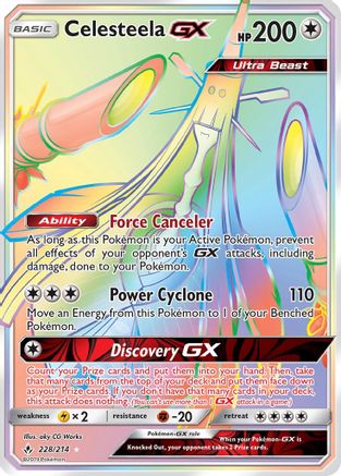 [PKM] Celesteela GX (228/214) [Sun & Moon: Unbroken Bonds]
