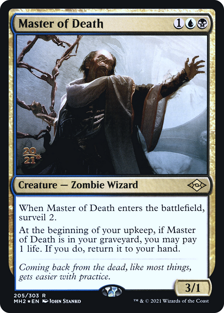 {R} Master of Death [Modern Horizons 2 Prerelease Promos][PR MH2 205]