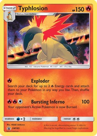 [PKM] Typhlosion (SM185) [Sun & Moon: Black Star Promos]