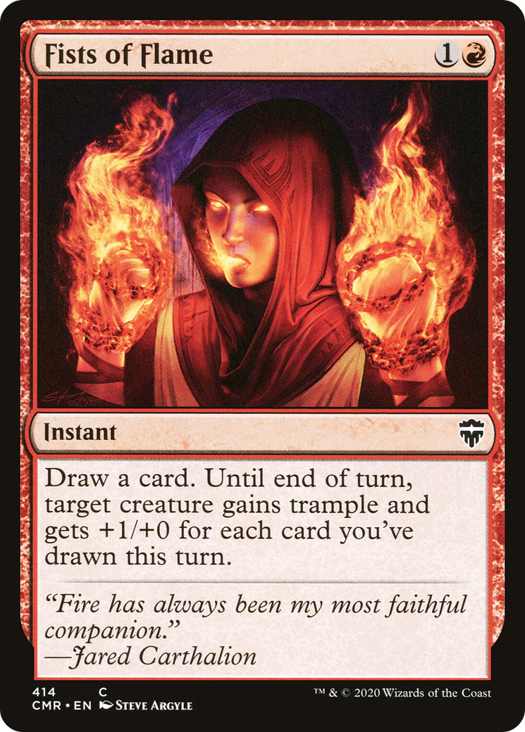 {C} Fists of Flame [Commander Legends][CMR 414]