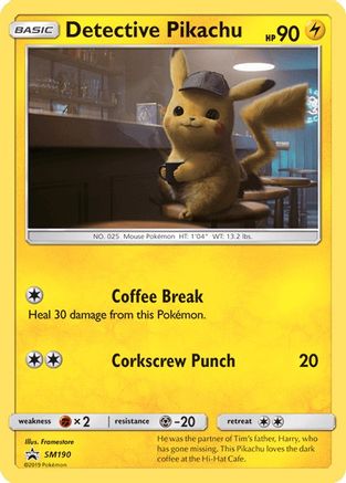 [PKM-R] Detective Pikachu (SM190) [Sun & Moon: Black Star Promos]