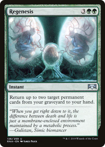 {C} Regenesis [Ravnica Allegiance][RNA 136]