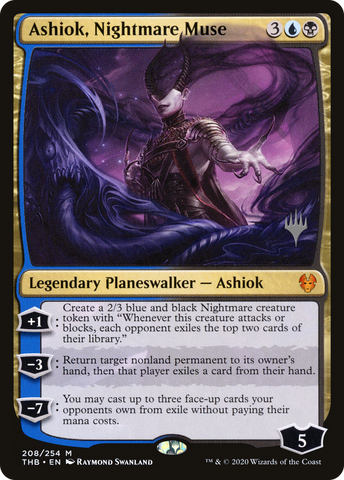 {R} Ashiok, Nightmare Muse (Promo Pack) [Theros Beyond Death Promos][PP THB 208]