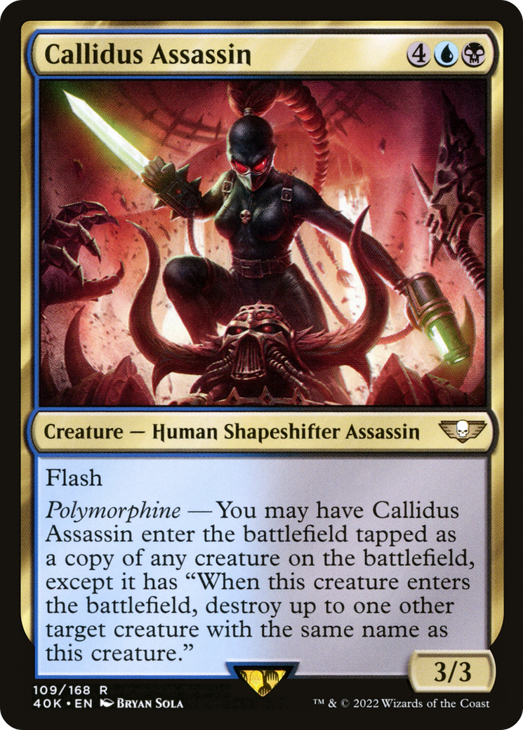 {R} Callidus Assassin [Universes Beyond: Warhammer 40,000][40K 109]