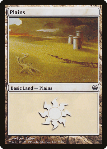 {B}[DDG 039] Plains (39) [Duel Decks: Knights vs. Dragons]