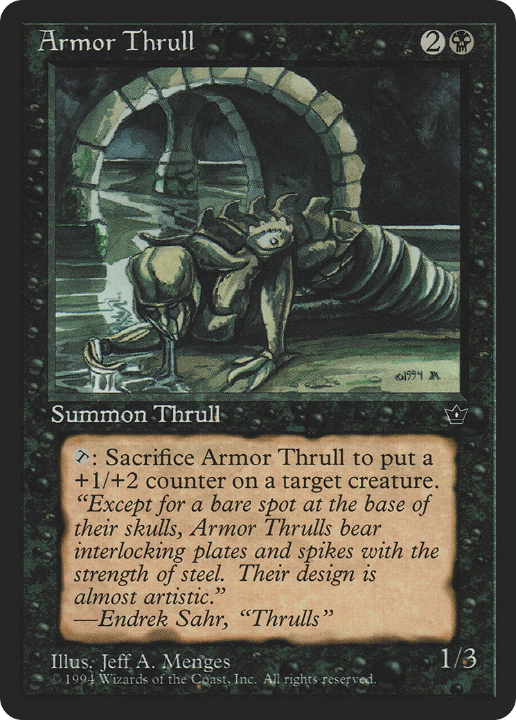 {C} Armor Thrull (Jeff A. Menges) [Fallen Empires][FEM 33C]