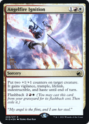 {R} Angelfire Ignition [Innistrad: Midnight Hunt Prerelease Promos][PR MID 209]