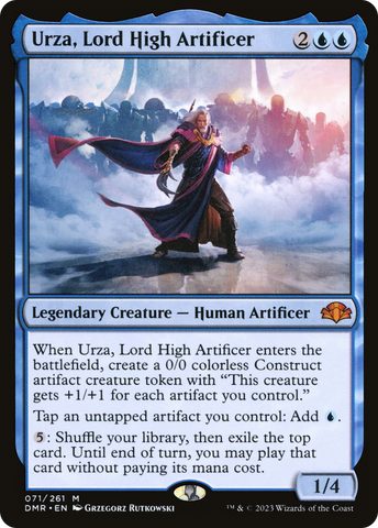 {R} Urza, Lord High Artificer [Dominaria Remastered][DMR 071]