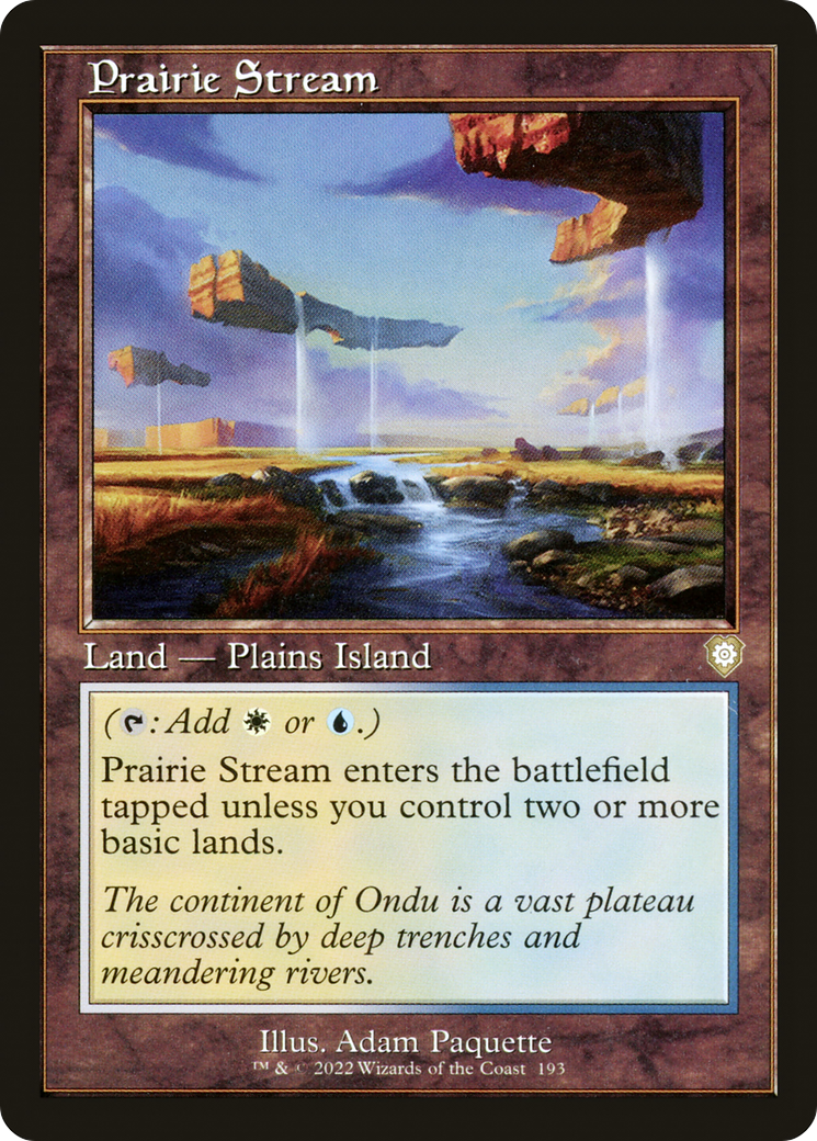 {R} Prairie Stream (Retro) [The Brothers' War Commander][BRC 193]