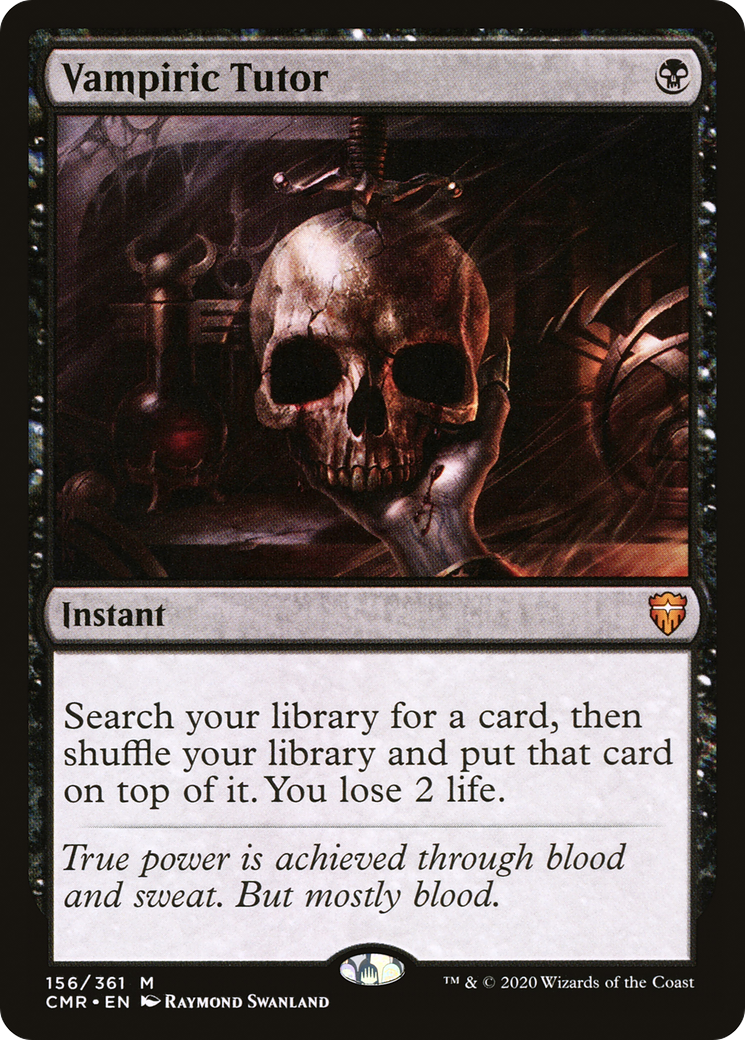 {R} Vampiric Tutor [Commander Legends][CMR 156] - Misty Mountain Games