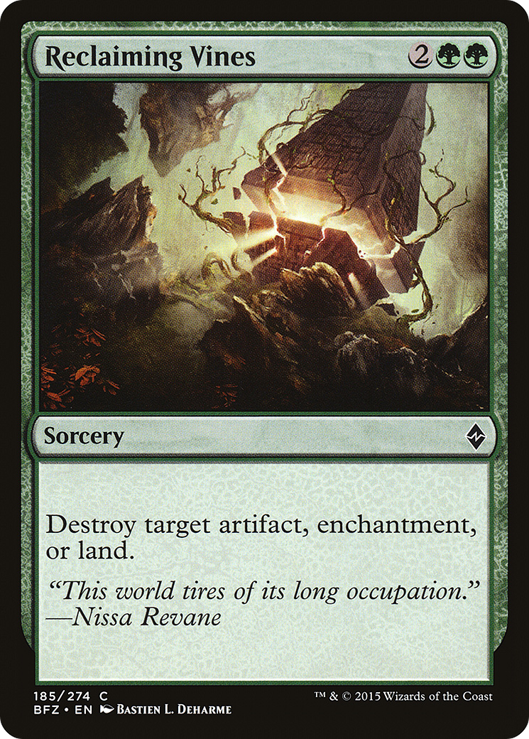 {C} Reclaiming Vines [Battle for Zendikar][BFZ 185] - Misty Mountain Games