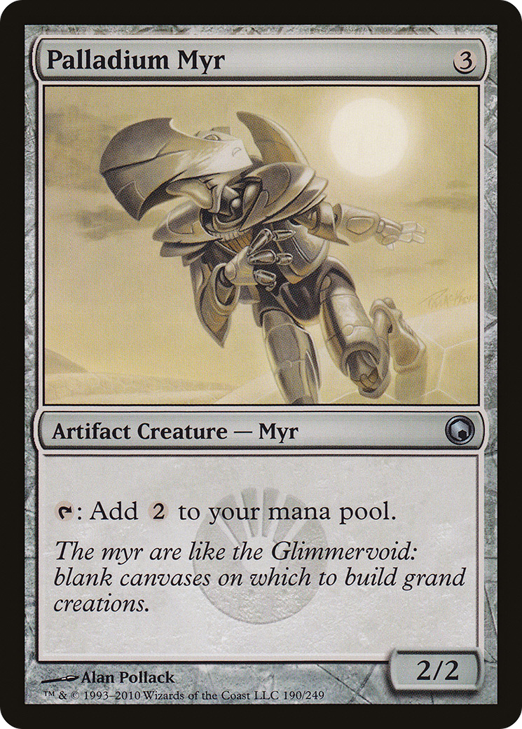 {C} Palladium Myr [Scars of Mirrodin][SOM 190]