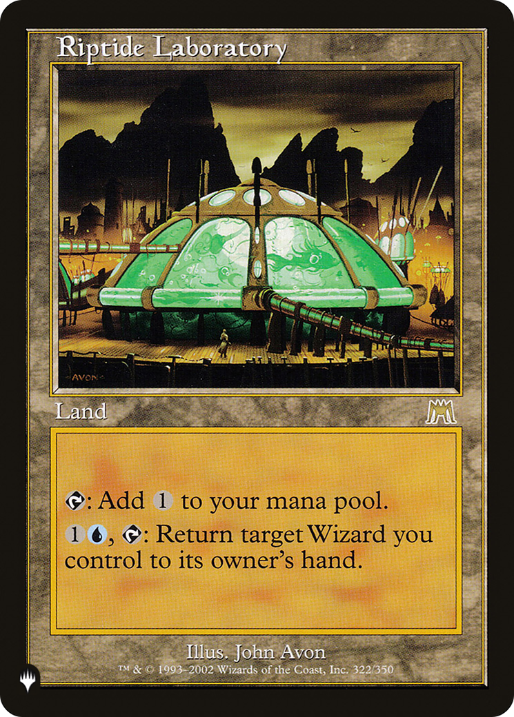Riptide Laboratory [LIST 322/350]