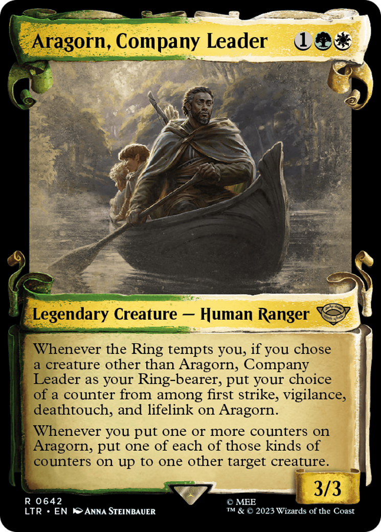 {R} Aragorn, Company Leader [The Lord of the Rings: Tales of Middle-Earth Showcase Scrolls][LTR 642]