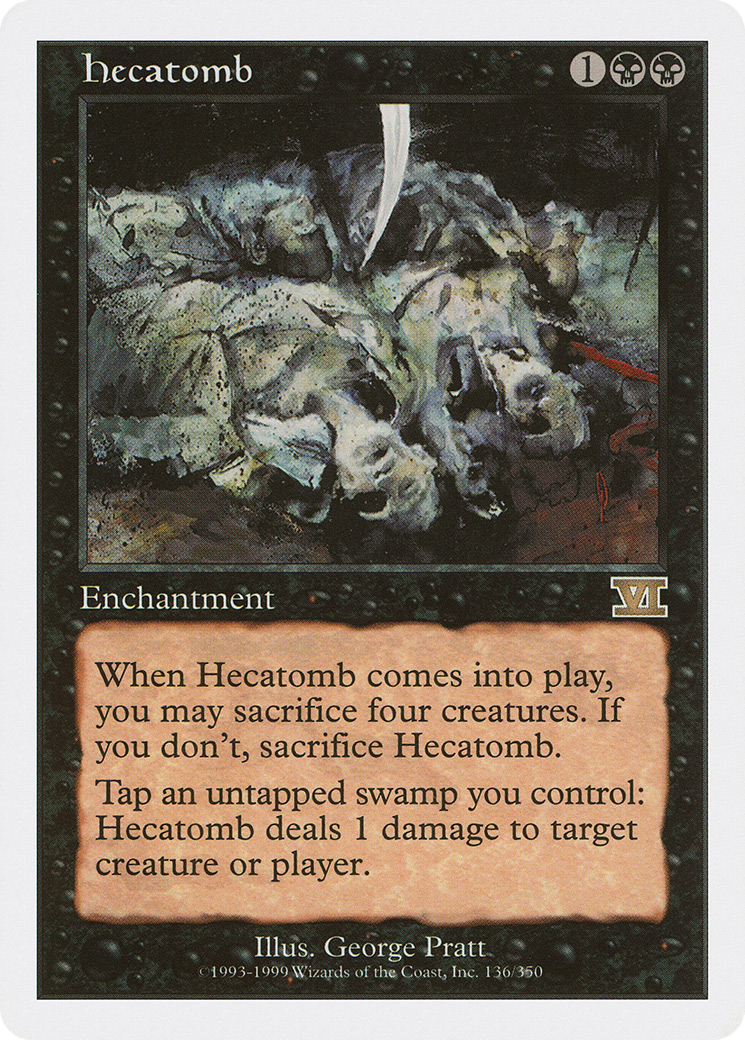 {R} Hecatomb [Classic Sixth Edition][6ED 136]