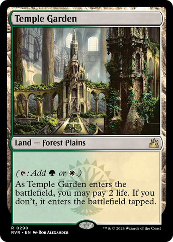 {R} Temple Garden [Ravnica Remastered][RVR 290]