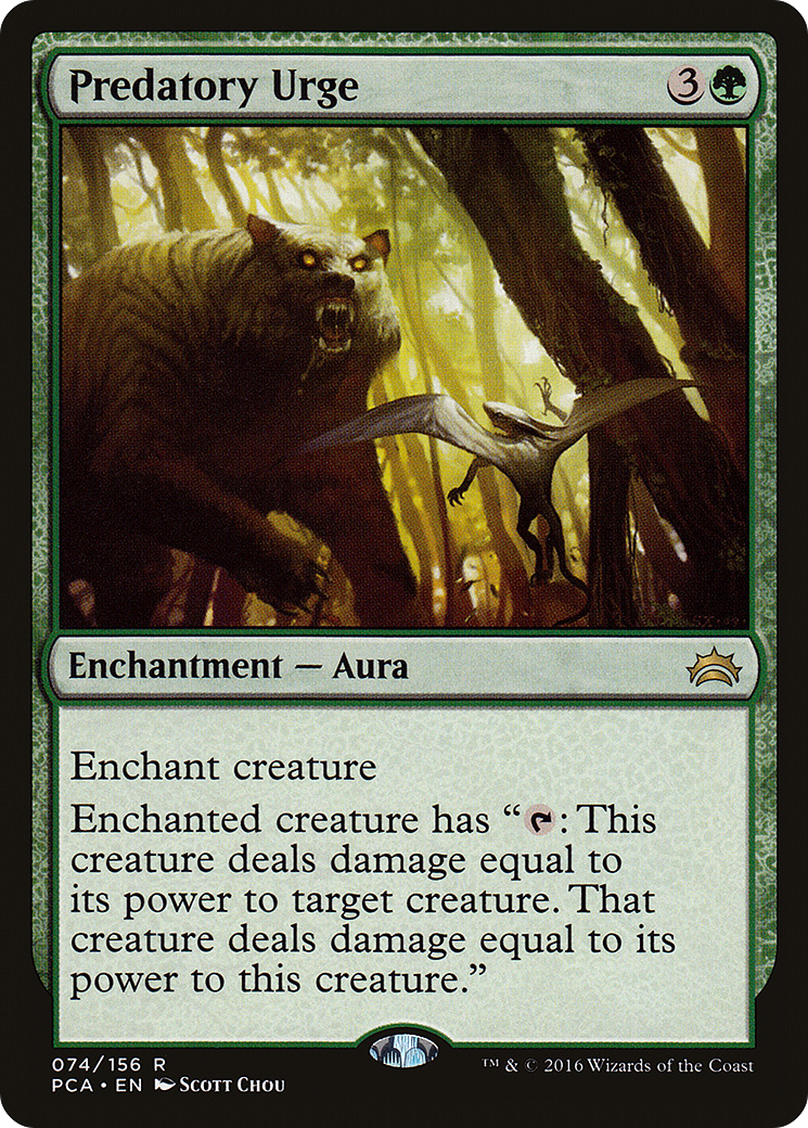 {R} Predatory Urge [Planechase Anthology][PCA 074] - Misty Mountain Games