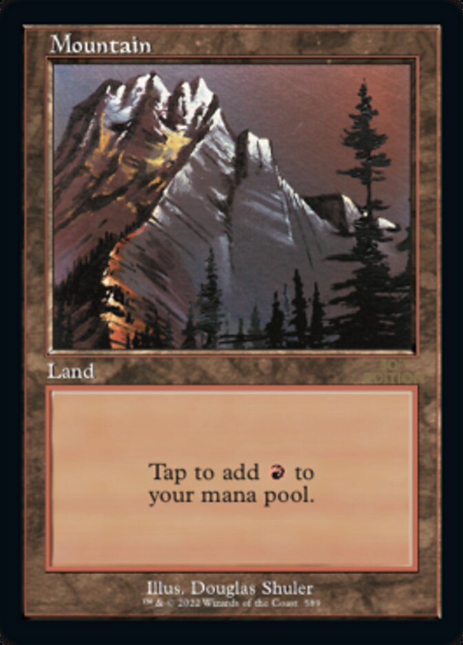 {B} Mountain (Retro) (589) [30th Anniversary Edition][30A 589]