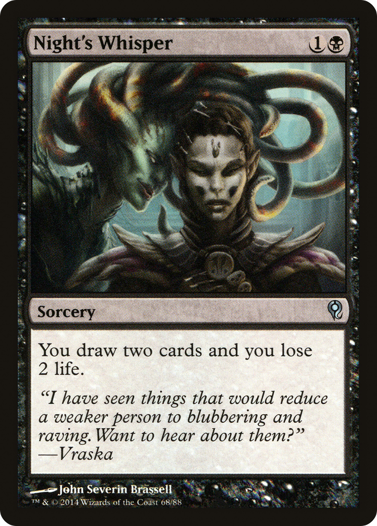 {C} Night's Whisper [Duel Decks: Jace vs. Vraska][DDM 068]