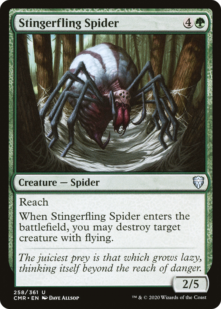{C} Stingerfling Spider [Commander Legends][CMR 258]