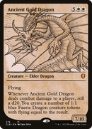{R} Ancient Gold Dragon (Showcase) [Commander Legends: Battle for Baldur's Gate][CLB 376]
