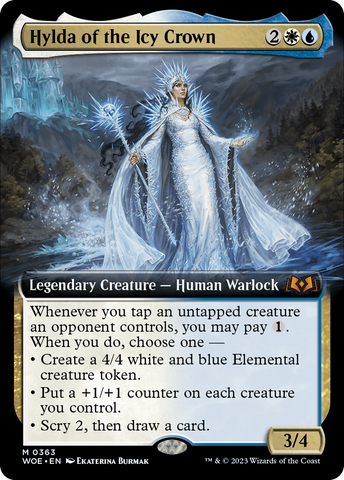 {@R} Hylda of the Icy Crown (Extended Art) [Wilds of Eldraine][WOE 363]