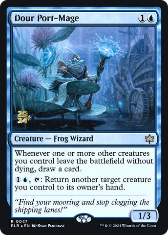 {@R} Dour Port-Mage [Bloomburrow Prerelease Promos][PR BLB 047]