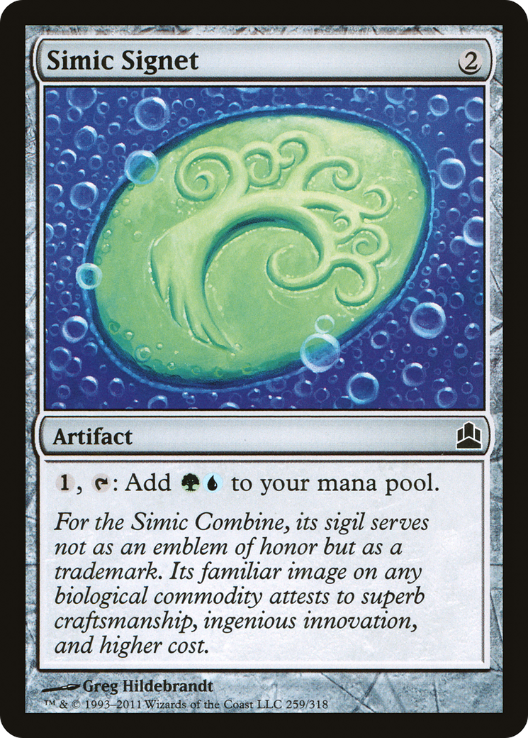 {C} Simic Signet [Commander 2011][CMD 259] - Misty Mountain Games