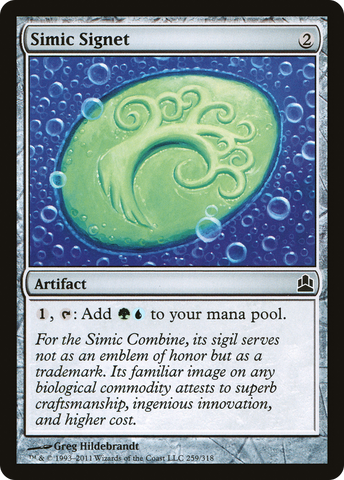 {C} Simic Signet [Commander 2011][CMD 259]