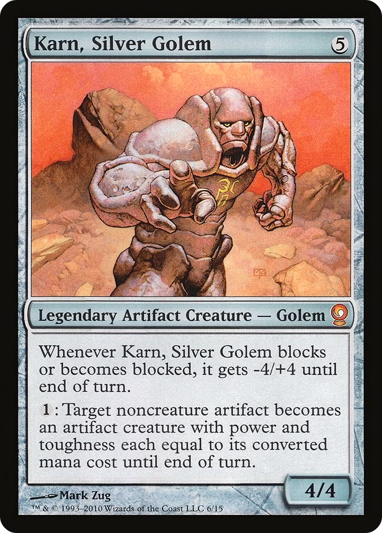 {R} Karn, Silver Golem [From the Vault: Relics][V10 006] - Misty Mountain Games