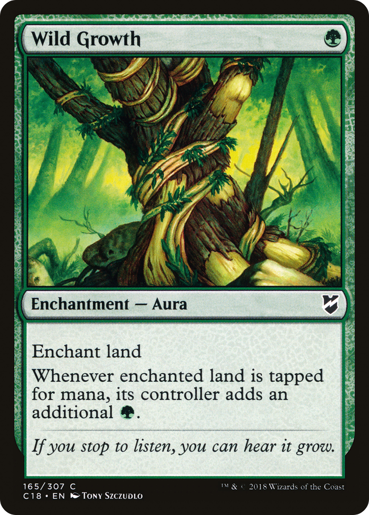 {C} Wild Growth [Commander 2018][C18 165]