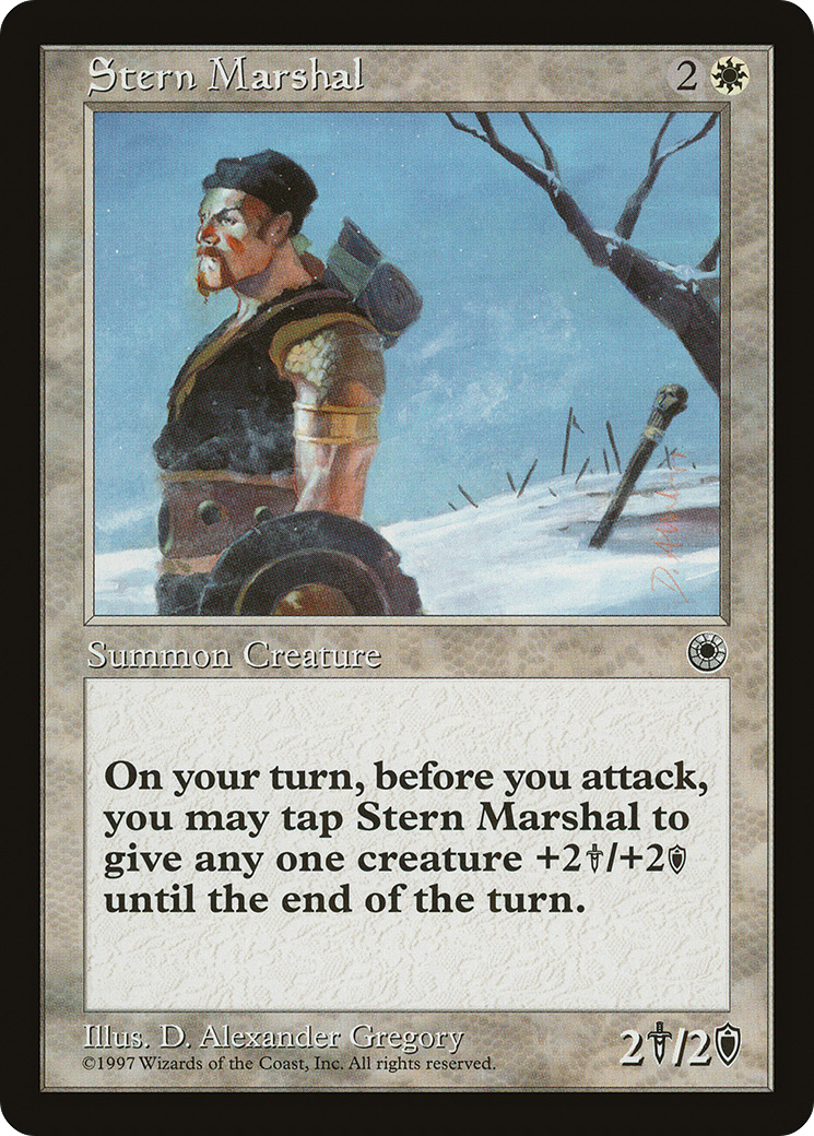 {R} Stern Marshal [Portal][POR 032] - Misty Mountain Games