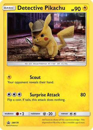 [PKM-R] Detective Pikachu (SM170) [Sun & Moon: Black Star Promos]