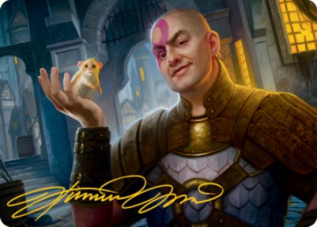 {A} Minsc, Beloved Ranger Art Card (Gold-Stamped Signature) [Dungeons & Dragons: Adventures in the Forgotten Realms Art Series][GS AAFR 033]