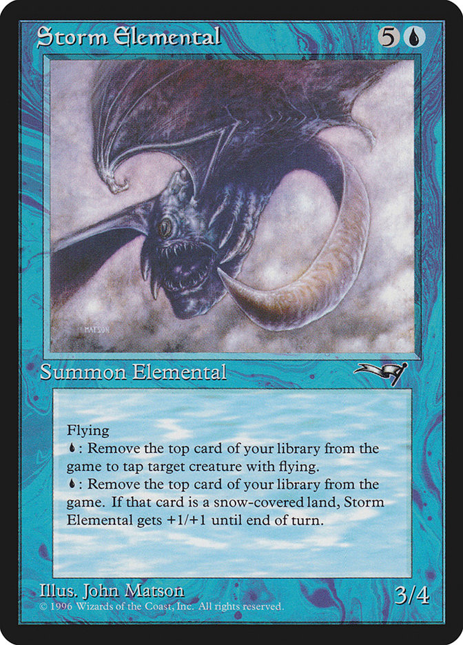 {C} Storm Elemental [Alliances][ALL 037] - Misty Mountain Games