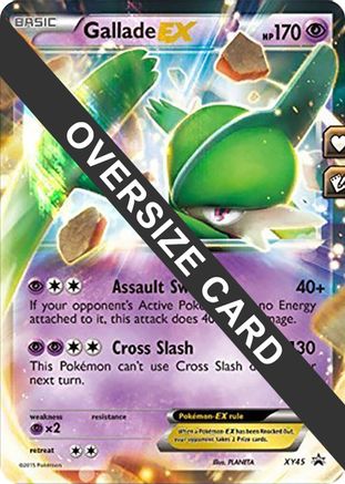 [JUM PKM-R] Gallade EX (XY45) (Jumbo Card) [XY: Black Star Promos]