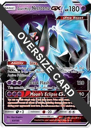 [JUM PKM-R] Dawn Wings Necrozma GX (63/156) (Jumbo Card) [Sun & Moon: Ultra Prism]