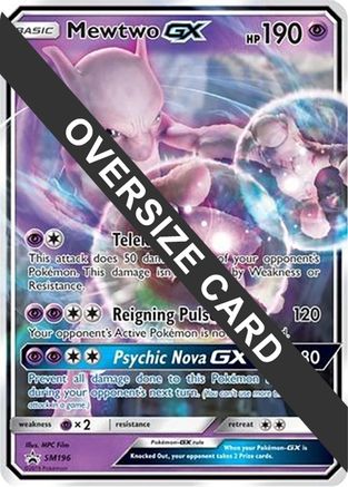 [JUM PKM-R] Mewtwo GX (SM196) (Jumbo Card) [Sun & Moon: Black Star Promos]