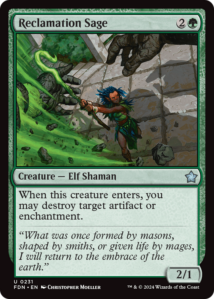 {@C} Reclamation Sage [Foundations][FDN 231]